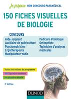 1, 150 fiches visuelles de biologie - 3e éd. - Concours AS-AP, Psychomotricien, Ergothérapeute, Manipul, Concours AS-AP, Psychomotricien, Ergothérapeute, Manipulateur Radio, Pedicure-Podologue, Orthoptiste