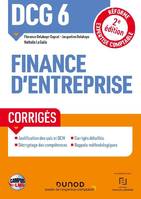 DCG, 6, Finance d'entreprise, Corrigés