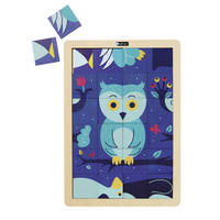 Puzzle-Le hibou et le manchot