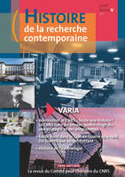 Histoire de la recherche contemporaine Tome V-1