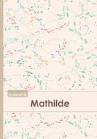 CARNET MATHILDE LIGNES,96P,A5 POISSONS