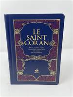 Saint Coran - Bilingue (arabe,franCais) - Poche (10x14) - bleu foncE