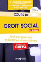 Cours de droit social 2024-2025, Tout le programme en 80 fiches et en schémas