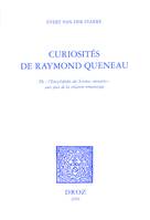 Curiosités de Raymond Queneau : de 