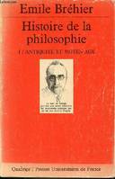 1, Histoire de la philosophie t.1, actes du colloque du 19-21 octobre 1981