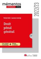 Droit pénal général, Cours intégral et synthétique+tableaux et schémas