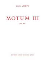 Motum III, Saxophone alto solo