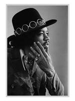 Baron Wolman Greetings Card - Jimi Hendrix, My World