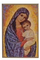 Vierge de la Lumière - Icône classique 14,6x10,6 cm -  742.72