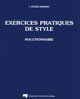 Exercices pratiques de style, Solutionnaire