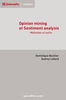 Opinion mining et ‎Sentiment analysis, Méthodes et outils