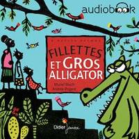 Fillettes et gros alligator