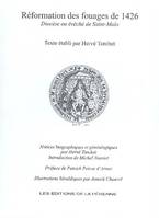 Diocèse ou évêché de Saint-Malo, Réformation des fouages de 1426 - Diocèse ou évêché de Saint-Malo