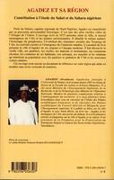 Agadez et sa région, Contribution à l'étude du Sahel et du Sahara nigériens