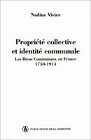 Propriété collective et identité communale, Les biens communaux en France, 1750-1914