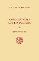 3, Commentaires sur les Psaumes