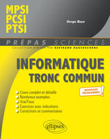 Informatique, Tronc commun