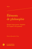 Éléments de philosophie, Quatre-vingt-quinze chapitres sur l'esprit et les passions