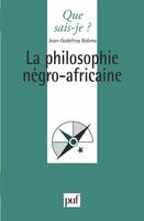 La philosophie négro-africaine