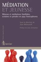 Médiation et jeunesse, Mineurs et médiations familiales, scolaires et pénales en pays francophones