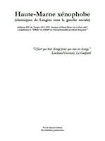 Haute-Marne xénophobe, chroniques de Langres sous la gauche socialo