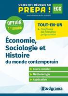 Économie, sociologie, histoire du monde contemporain, Première année
