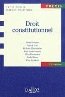 DROIT CONSTITUTIONNEL : PRECIS 12E EDITION