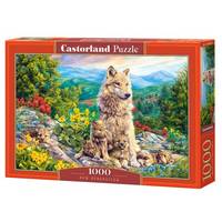 PUZZLE 1000 PIECES - FAMILLE DE LOUPS