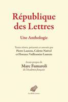 République des lettres, Une anthologie