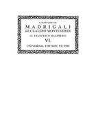 II sesto libro de Madrigali