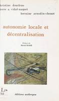 Autonomie locale et décentralisation