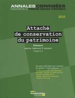 Attaché de conservation du patrimoine 2016, 3E CONCOURS - CATEGORIE A - SESSION 2013 N°67