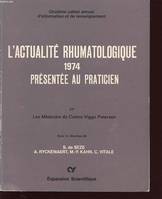 1974, L'Actualité rhumatologique...