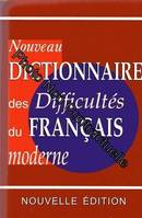 Nouveau Dictionnaire Des Difficultés Du Français Moderne