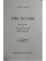 Ubu intime, pièce en un acte