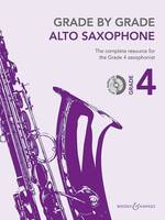 Grade by Grade - Alto Saxophone, Degré 4. alto saxophone and piano.