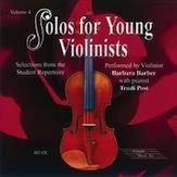 Solos for Young Violinists CD, Volume 4 / Selectio