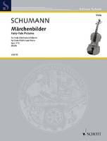 Fairy-Tale Pictures, Baset on Robert Schumann. Neue Ausgabe sämtlicher Werke, Band II/3. op. 113. viola (violin) and piano. Partition et partie.