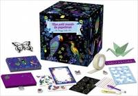 Mon petit monde de papeterie - Coffret avec des stickers, stylos, strass, bloc-note, enveloppes, gom