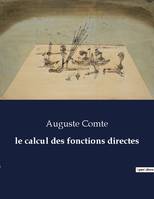 le calcul des fonctions directes, .