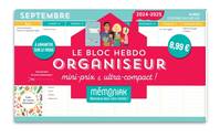 Blocs aimantés 52 Le Bloc hebdo organiseur mini-prix & ultra-compact 2024-2025, 12 mois