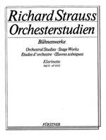 Orchestral Studies Stage Works: Clarinet, Guntram - Feuersnot - Salome. clarinet I in A, B, C.