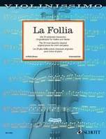 Vol. 2, La Follia, Les 25 plus belles pièces classiques originales pour violon et piano. Vol. 2. violin and piano.