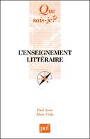 L'enseignement littéraire, « Que sais-je ? » n° 3749