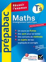 Maths Terminale S : enseignement spécifique, Cours et sujets corrigés bac - Terminale S