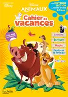 Disney Animaux - De la Moyenne à la Grande Section - Cahier de vacances 2024