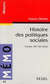 Histoire des politiques sociales. Europe (XIXe-XXe siècle), Europe, XIXe-XXe siècle