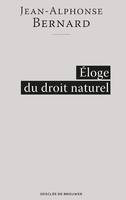 Éloge du droit naturel