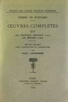 Tome XIV - Art poétique françois (1565), Les oeuvres (1567)