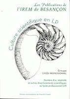 Culture scientifique en LP, nombre d'or, relativité et autres divertissements scientifiques au lycée professionnel, LP